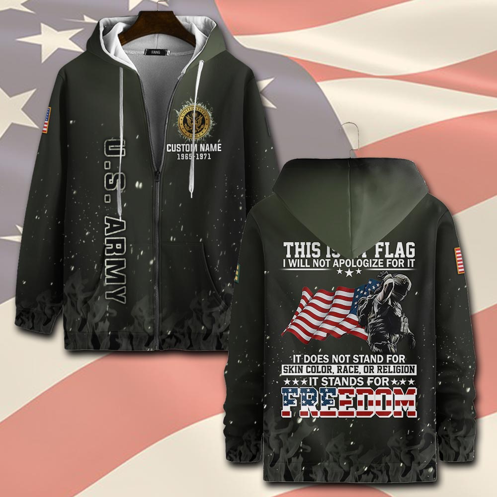 US Army – Zip Hoodie