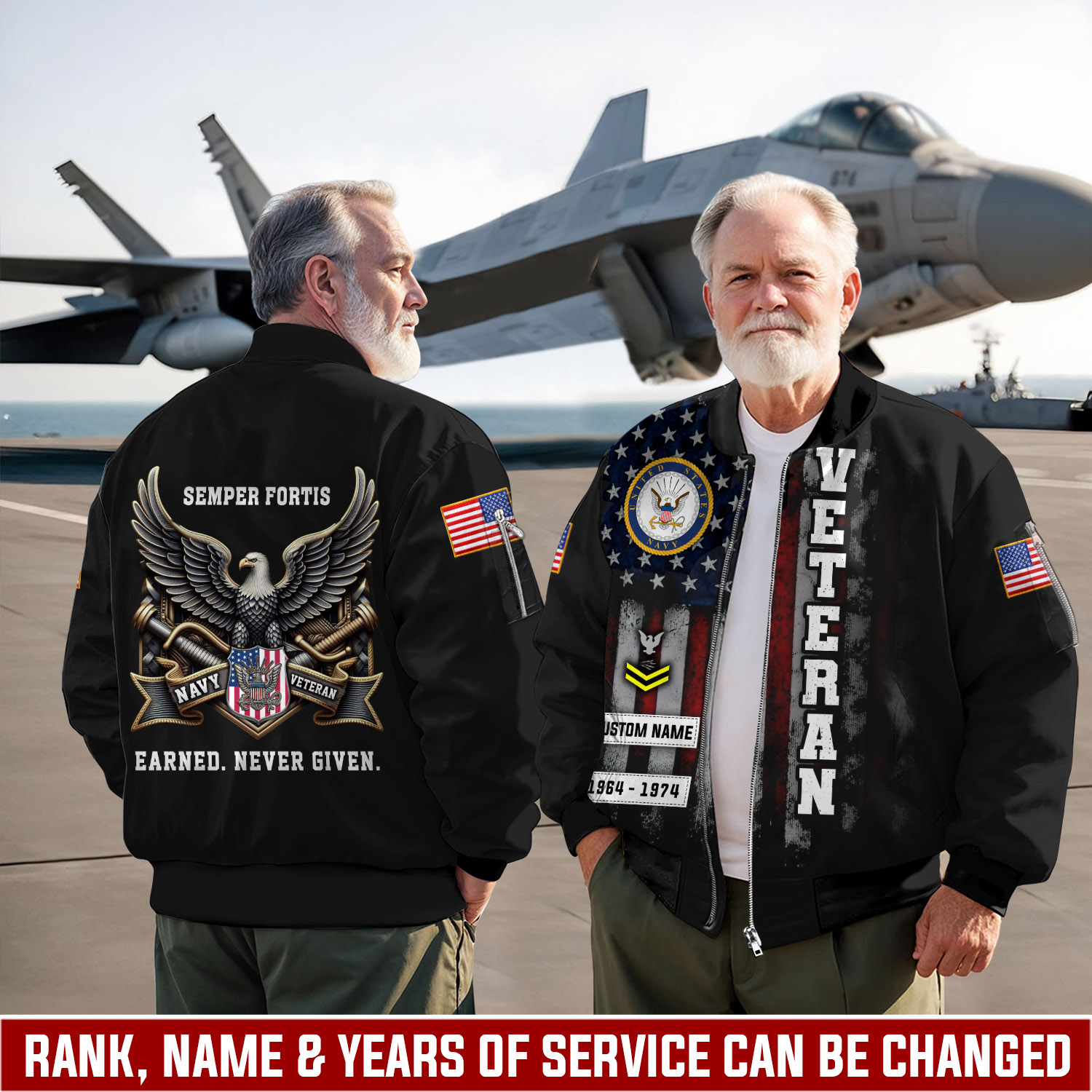 U.S NAVY – BOMBER JACKET (Copy)