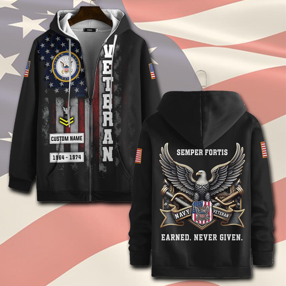 US Navy – Zip Hoodie 2