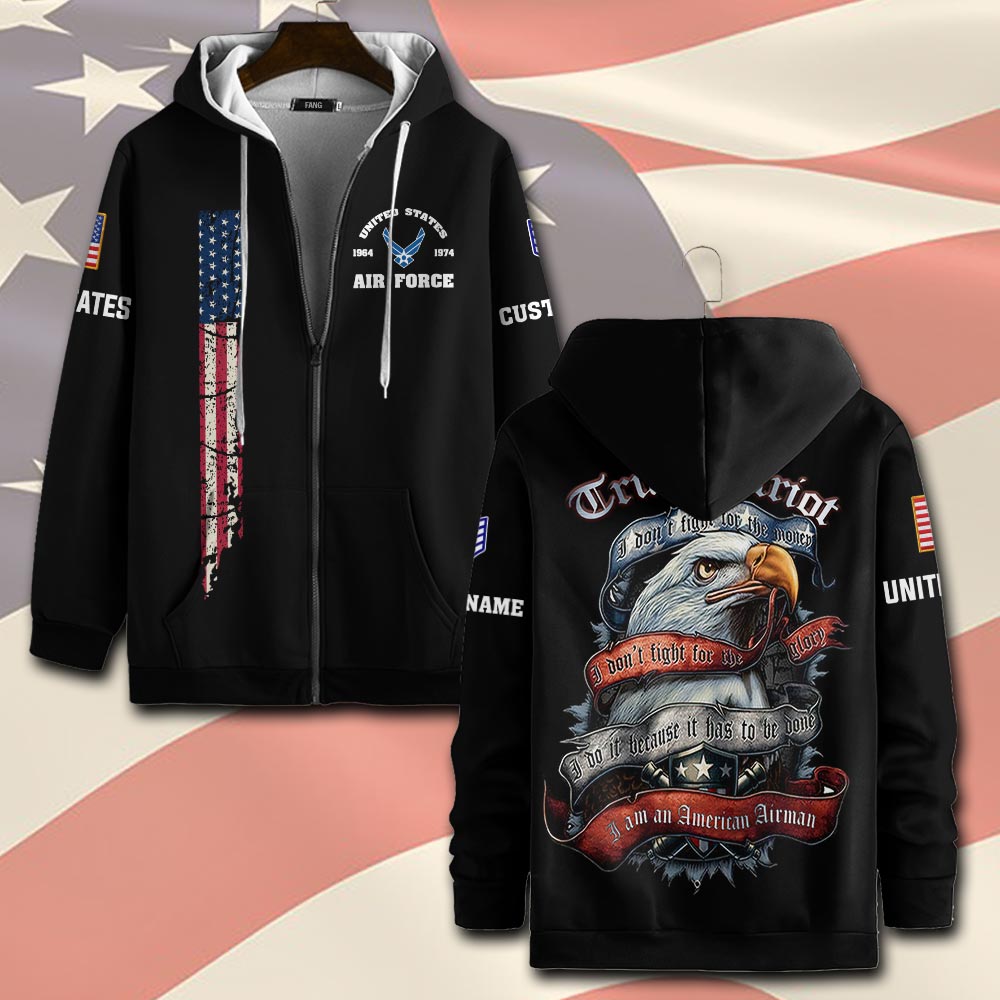 US Air Force – Zip Hoodie 3