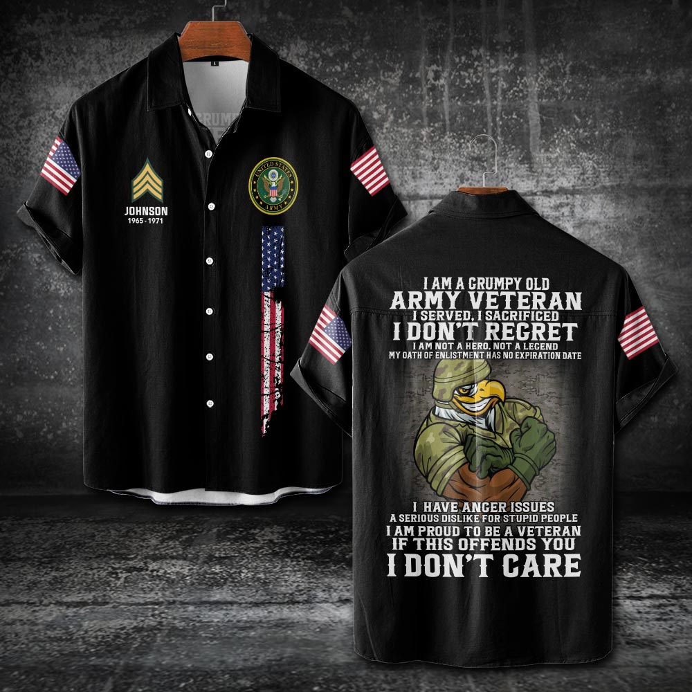 US Army – Short Sleeve Button Shirt 4