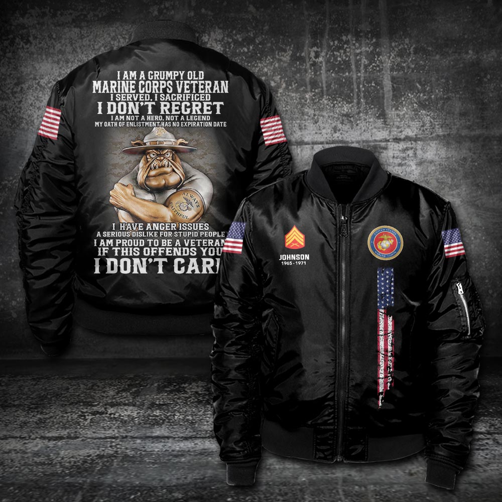 U.S MARINE CORPS – BOMBER JACKET 4